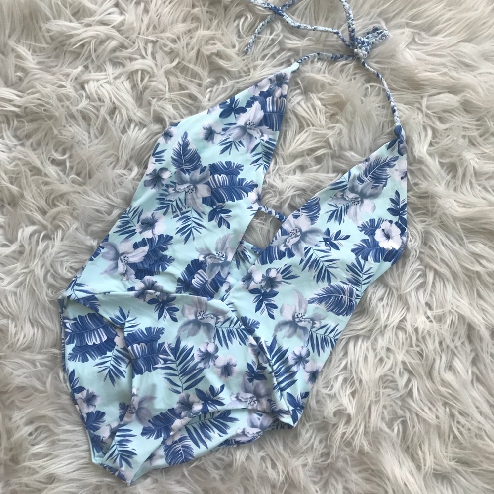 Frankie's Bikinis Deep Blue One-Piece Swimsuit